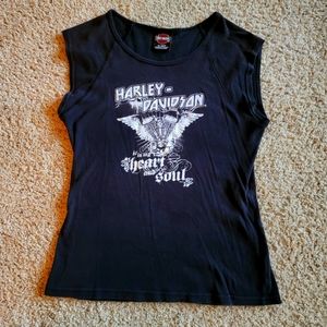 Women's Harley Davidson Black Shirt